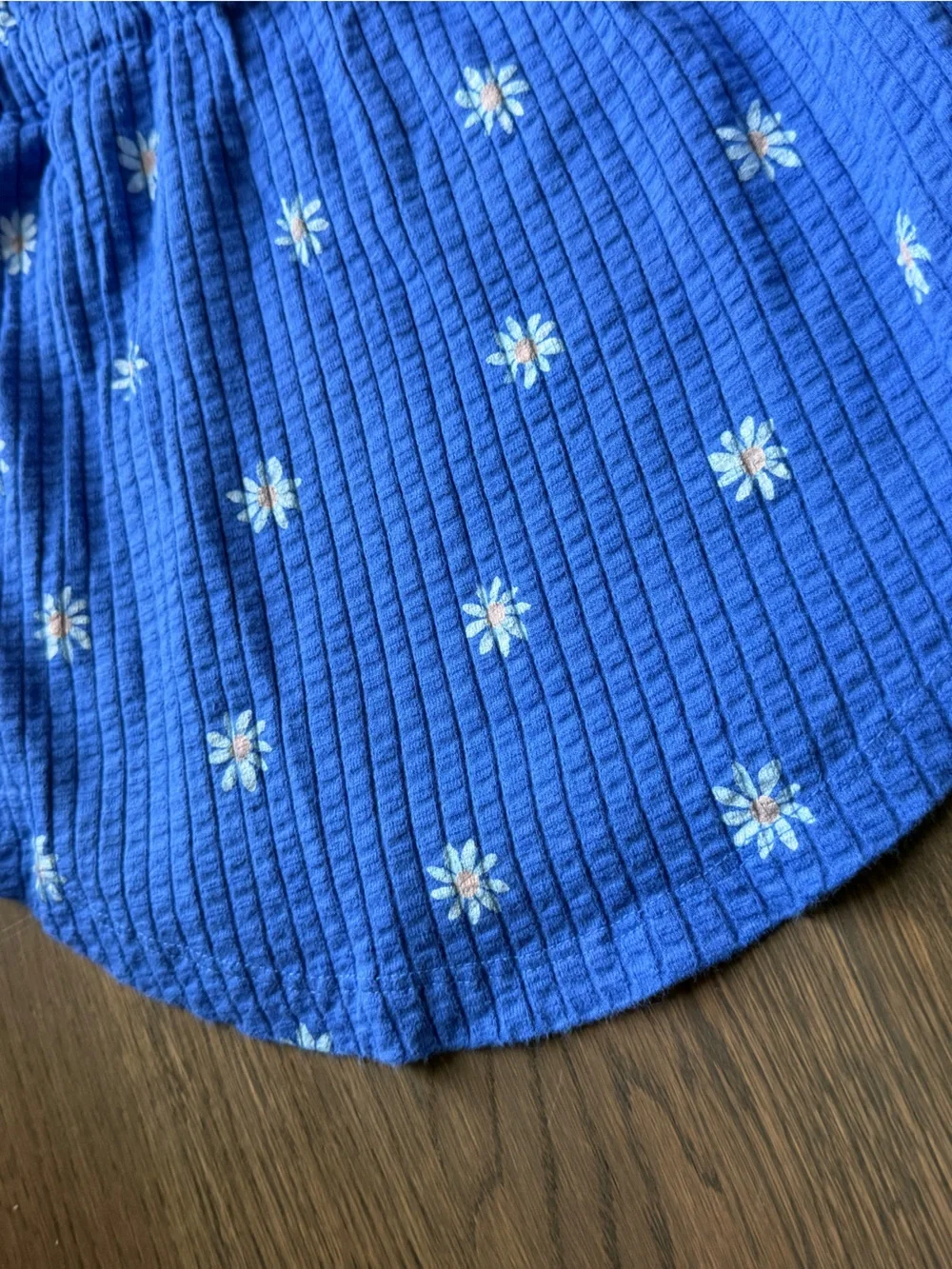 Hanna Andersson Royal Blue Daisy Knit Dress